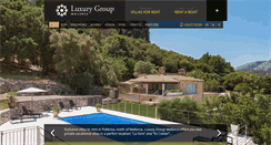 Desktop Screenshot of luxurygroupmallorca.com